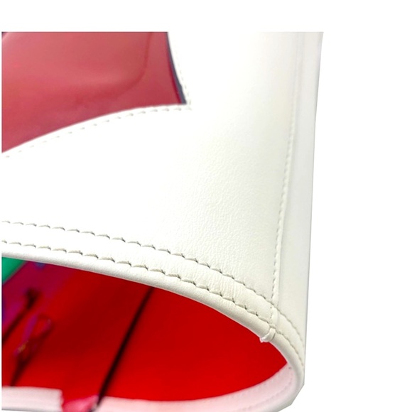 EUC-Christian Louboutin Spike Studs Kabata Love Tote w/COA - Picture 5 of 13